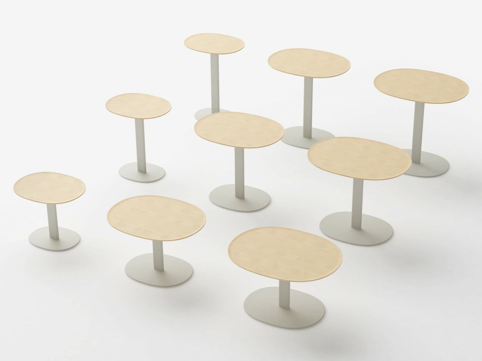 SHOTOロビーテーブル76（楕円） | 【公式】マルニ木工オンライン
