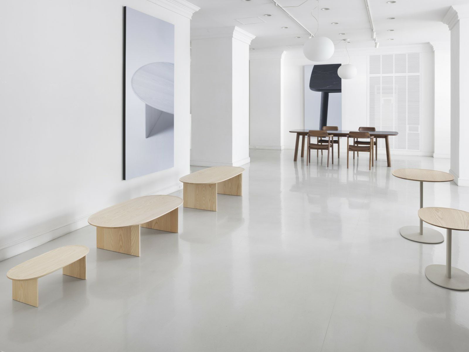 SHOTOコーヒーテーブル105（楕円） | 【公式】マルニ木工オンライン