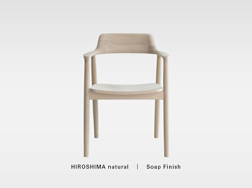 HIROSHIMAアームチェア（板座）【HIROSHIMA natural・数量限定